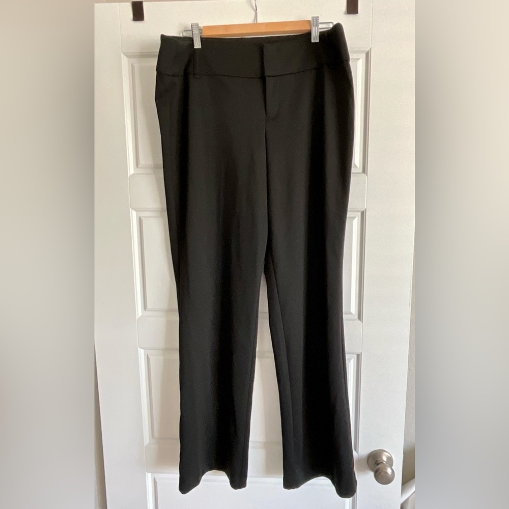 I.N. Studio Black Straight Leg Women's Pants